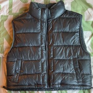 Gray Puffer Vest